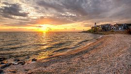 Urk beach by Wilma Wijnen