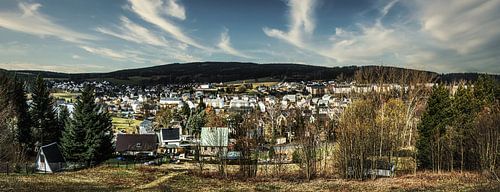 Landschap in het Erzgebergte