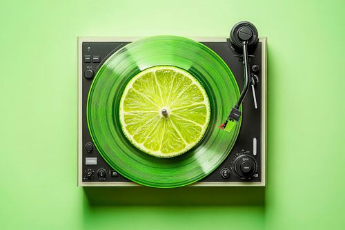 Fruitige geluiden op de platenspeler