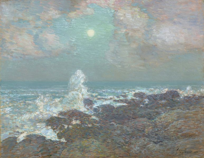 Seascape-Isle of Shoals, Childe Hassam by Masterful Masters