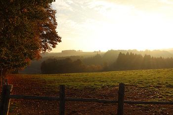 Sunrise in autumn