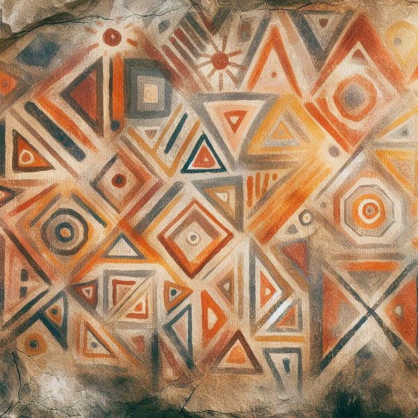 Primitive Geometry 04 van Fernando Vieira