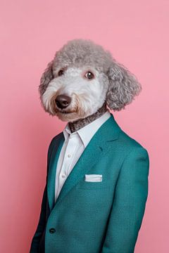 Bedlington Terrier by Poster Art Shop