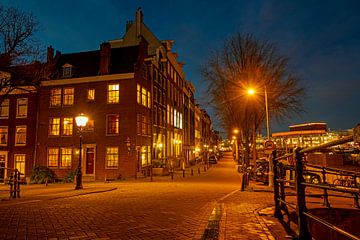 Abend in Amsterdam an der Amstel von Eye on You
