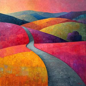 Abstract Landscape Colour by Art Whims