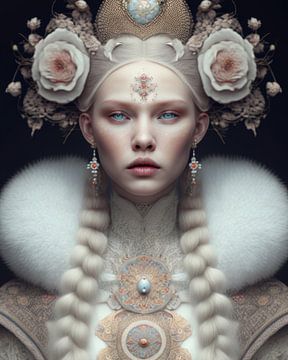 Digital art: "Queen of the earth” van Carla Van Iersel