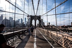 Brooklyn Bridge, New York City van Eddy Westdijk