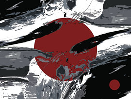 ZEN art inspired by Japan - 003 von Kerstin Franz