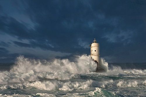 Faro di Mangiabarche(Calasetta-Sardegna) van Nicola Friargiu