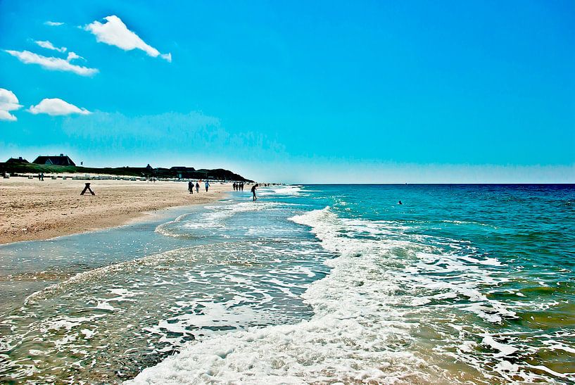 Sylt: A summer day at the beach by Norbert Sülzner