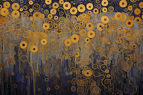 Circular Patterns in Gold