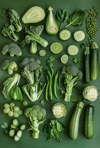 Grüne Gemüse Vielfalt