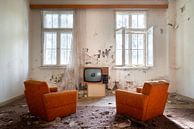 Watching Television in Abandoned Room. by Roman Robroek - Photos of Abandoned Buildings thumbnail