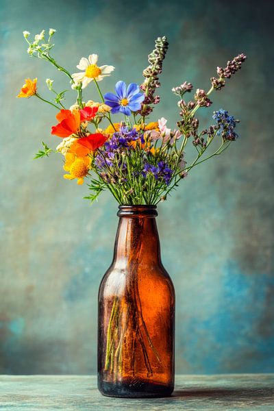 Flower bouquet vase by Poster Art Shop
