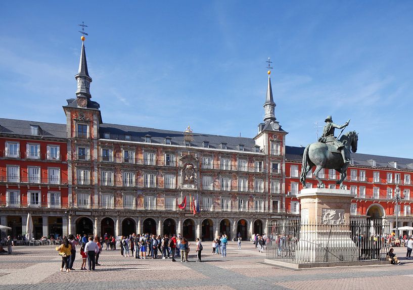 Plaza Mayor, Madrid, Spanje van Torsten Krüger