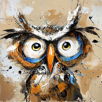 Eule Bunt Modern | Gefiederte Fröhlichkeit
