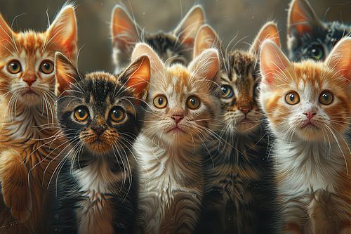 katten in en rondom huis