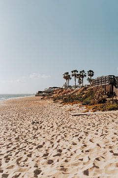 Zuid Portugal | strand | palmbomen | zee van Iris van Tricht