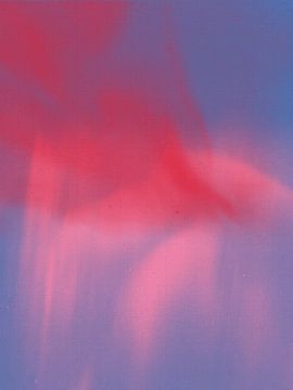 Colorful minimalist abstract art in neon colors by Dina Dankers