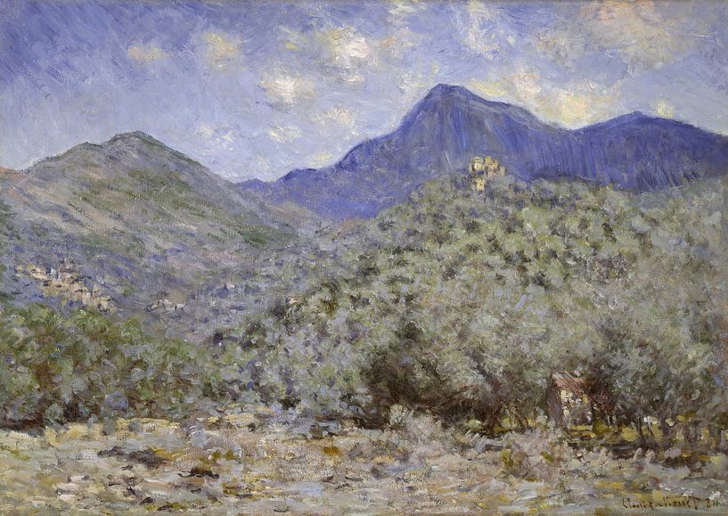 Valle Buona, Near Bordighera, Claude Monet by Masterful Masters