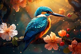 Pêcheur d'eau douce grande fleur sur Ellen Reografie