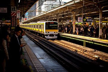 Quai de la gare centrale de Tokyo sur Marcel Alsemgeest