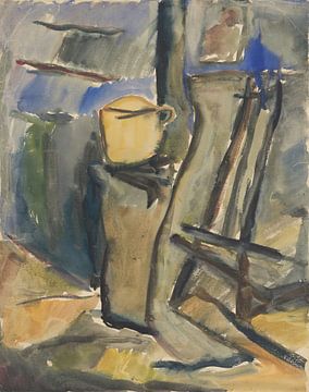 Still Life with Yellow Vessel (1935) by Zoltán Palugyay by Peter Balan