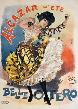 Jean de Paleologue - Alcazar D'ete, La Belle Otero (1890-1900) van Peter Balan