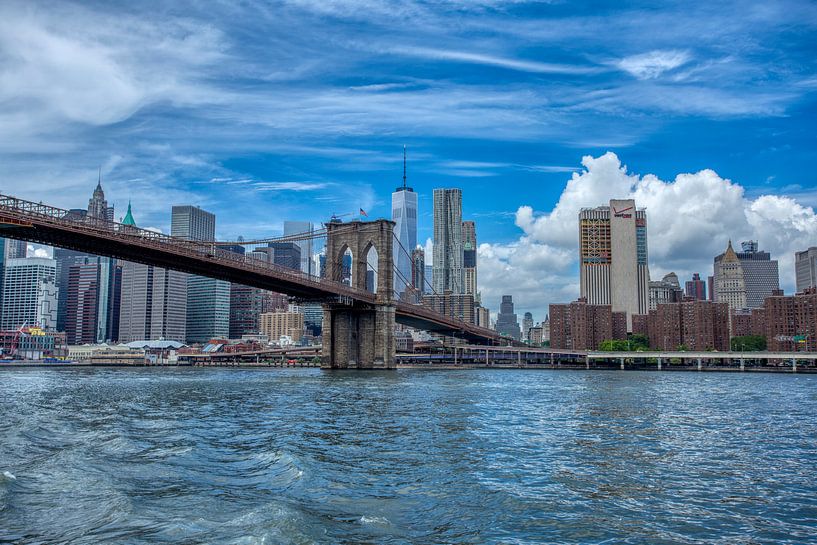 New York Skyline van Marcel Wagenaar