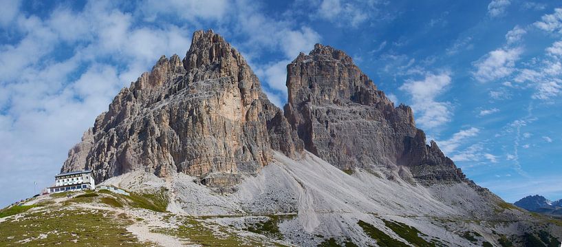 Vue sur les Trois Cimets depuis le côté sud par Karin Jähne