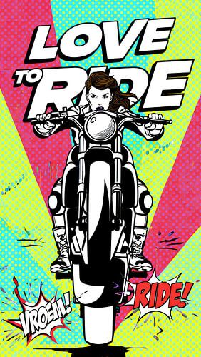LOVE TO RIDE – In Zwart-Wit met Power