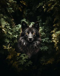 Zwarte Wolf van Stephanie Lenk - Feldmeth