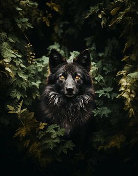 Black Wolf von Stephanie Lenk - Feldmeth