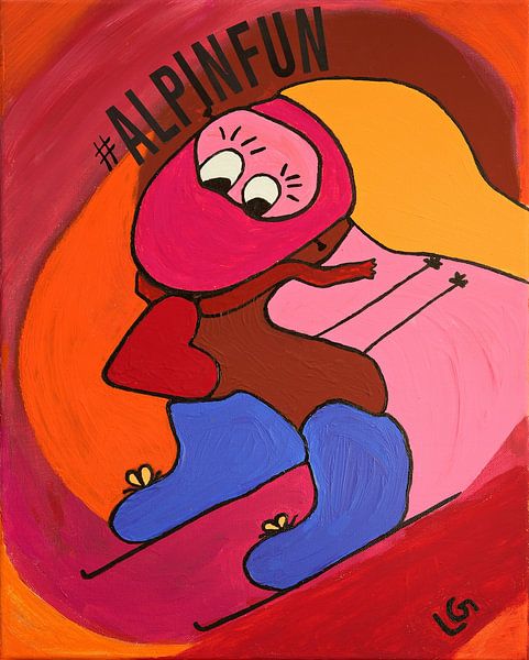 Skier by Linda Gerwat