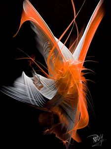 Orange Energy in Motion