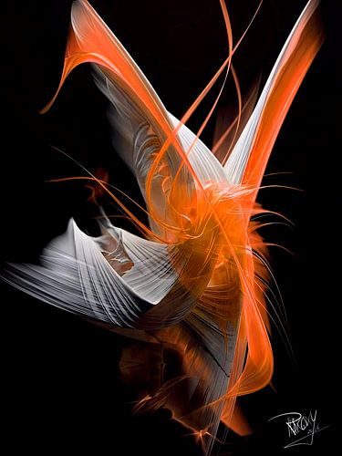 Orange Energy in Motion