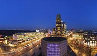 Berlin Breitscheidplatz und Kaiser-Wilhelm-Gedächtniskirche von Frank Herrmann Miniaturansicht