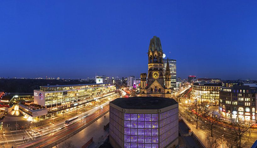 Berlin Breitscheidplatz und Kaiser-Wilhelm-Gedächtniskirche von Frank Herrmann