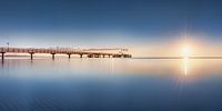 Sommerliche Ostsee und alte Seebrücke von Scharbeutz von Voss Fine Art Fotografie Miniaturansicht