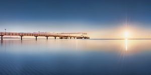 Sommerliche Ostsee und alte Seebrücke von Scharbeutz von Voss Fine Art Fotografie
