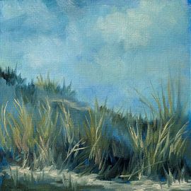 Paysage de dunes sur Stephanie van der Klooster