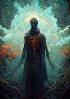 Verlassen 2 blaue Gemälde