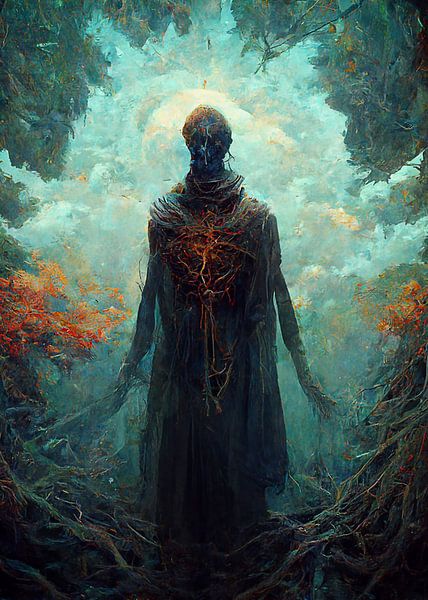 Verlassen 2 blaue Gemälde von rinda ratuliu