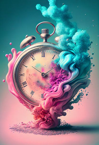 Zerfallende Taschenuhr von drdigitaldesign