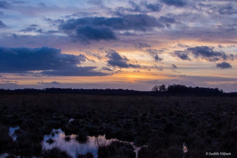 Zonsondergang van Judith Nijlant