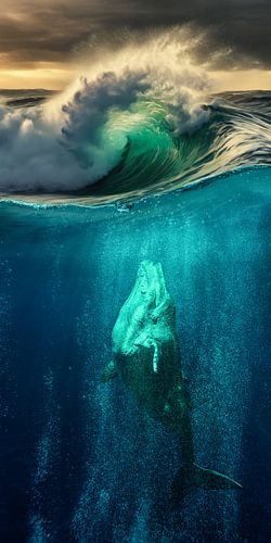 Oceans in Harmony: The Majestic Encounter