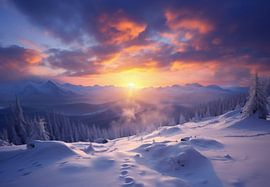 Romantische Winterlandschaft