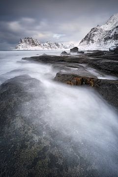 Arctische winter - Mooie Lofoten van Rolf Schnepp