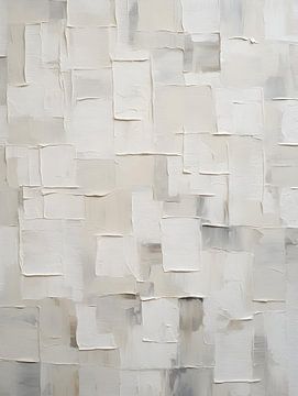 Nuances de blanc structurées à l'huile