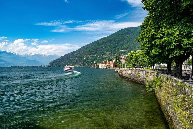 A view of the bay of Bellano on Lake Como by Andreas Völkel